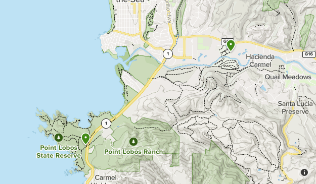 Santa Lucia Preserve Map Carmel Area | List | Alltrails