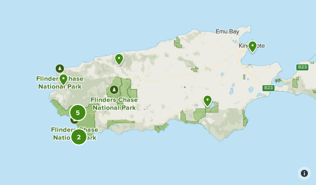 Map Of Kangaroo Island Kangaroo Island List | List | Alltrails