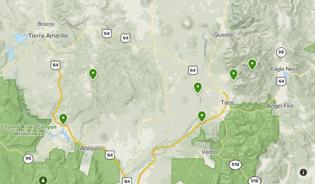 Carson National Forest Map Taos (Carson National Forest) | List | Alltrails