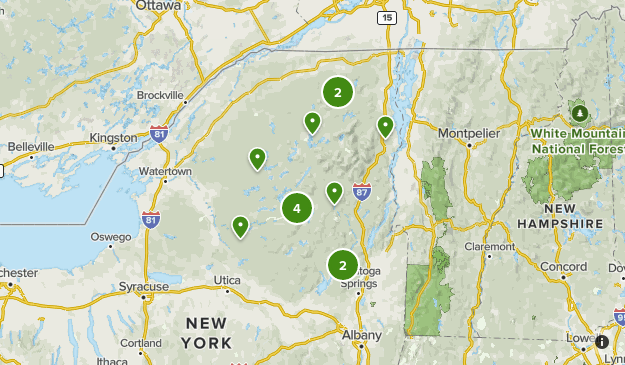 Adk Firetower Challenge Map Adk Fire Tower Challenge | List | Alltrails