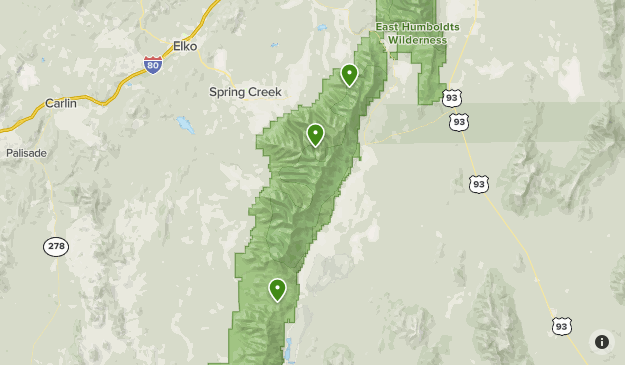 Ruby Mountains Wilderness Map Ruby Mountains Wilderness | List | Alltrails