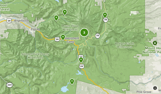 Mt Hood National Forest Photos Diagrams Topos Summitpost