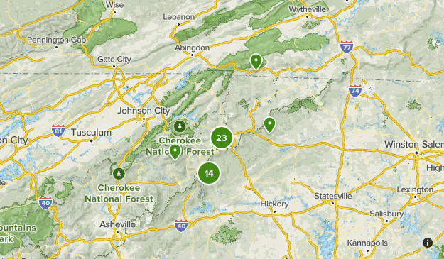 Map Of Boone Nc And Surrounding Area Boone Nc | List | Alltrails