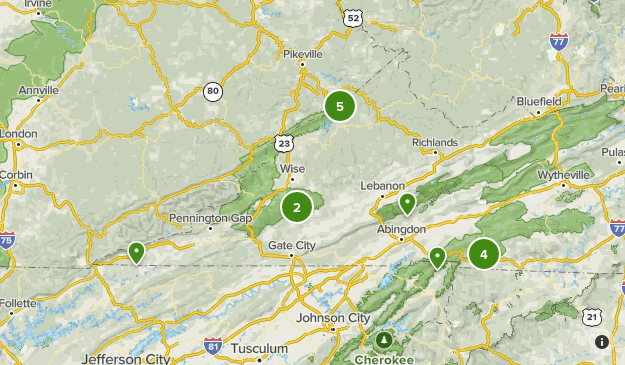 SW VA | List | AllTrails