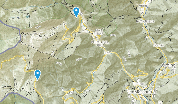 La Massana, La Massana Map