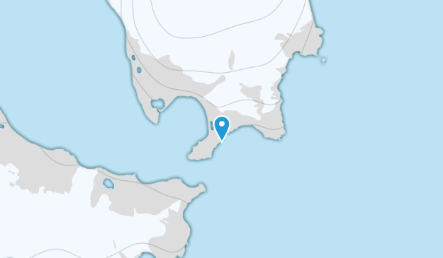 Whalers Bay, Antarctica Map