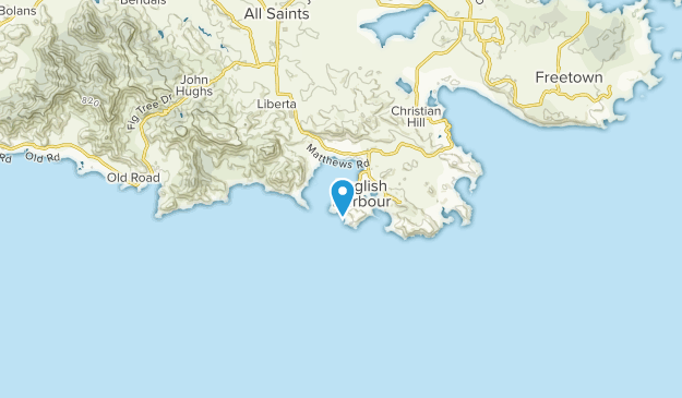 Falmouth, Antigua Map