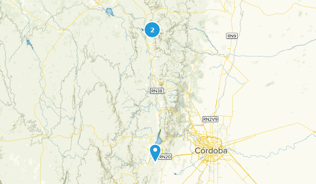 Punilla Department, Córdoba Map