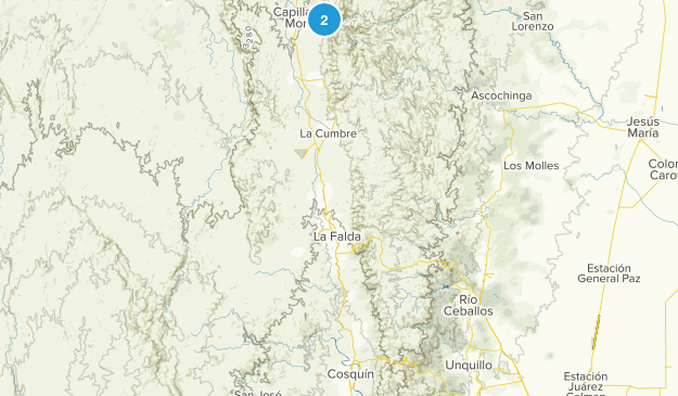 Punilla, Cordoba Map