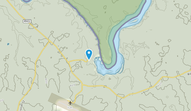 Cataratas del Iguazú, Misiones Map