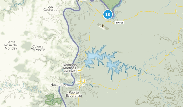 Iguazú, Misiones Map