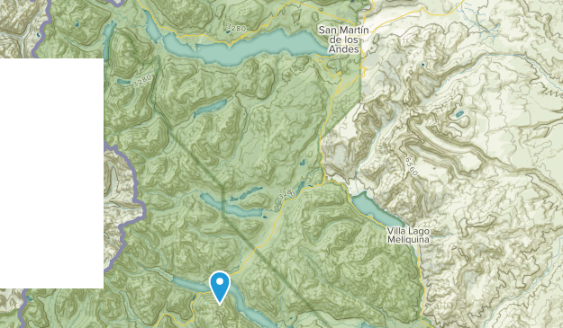 Lácar, Neuquen Map
