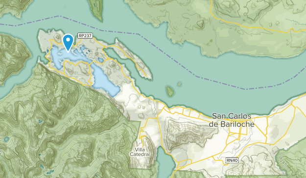 San Carlos de Bariloche, Rio Negro Map