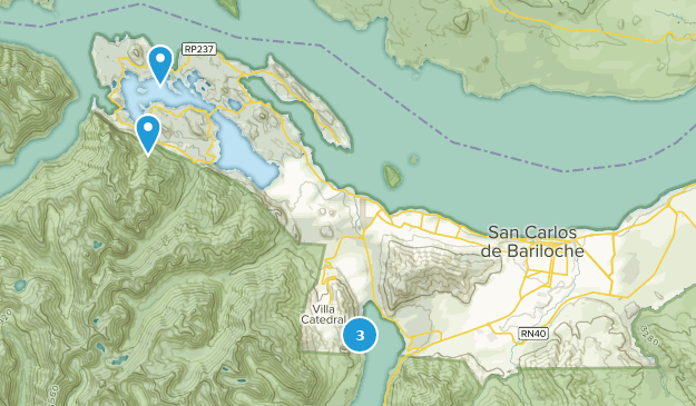 Bariloche, Rio Negro Map