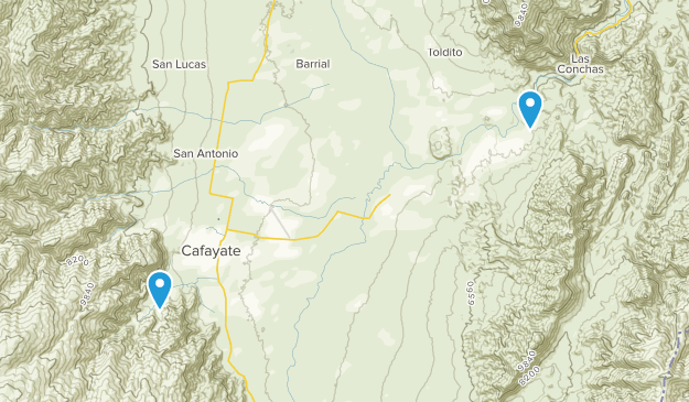 Cafayate, Salta Map