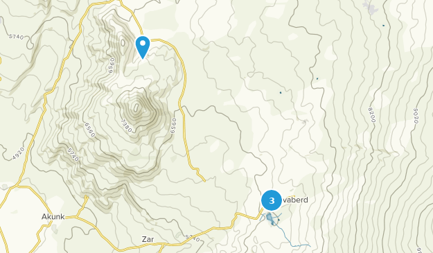 Sevaberd, Kotayk Map