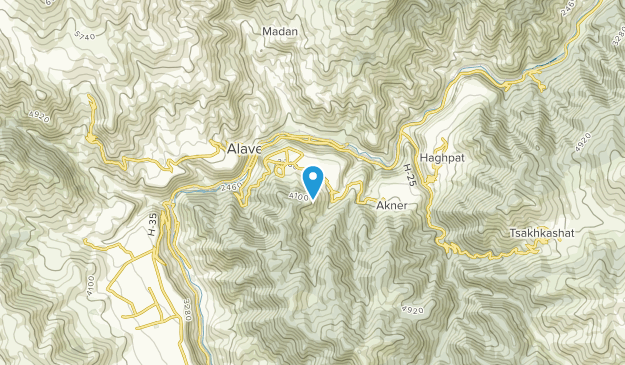 Sanahin, Lori Map