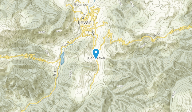 Gandzakar, Tavush Map