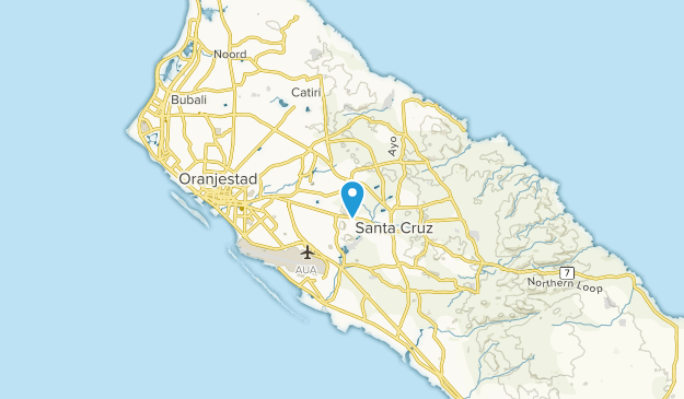 Santa Cruz, Aruba Map