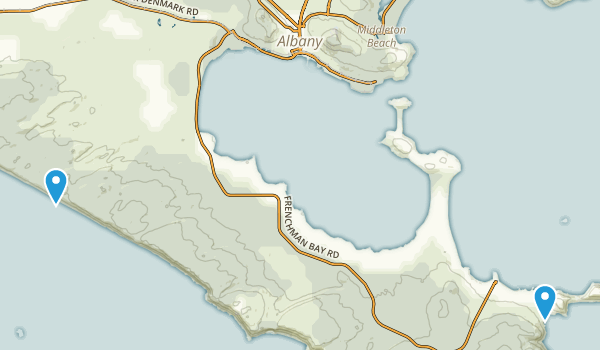 Albany, Australia Map
