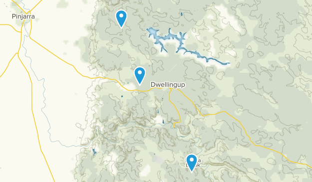 Dwellingup, Australia Map