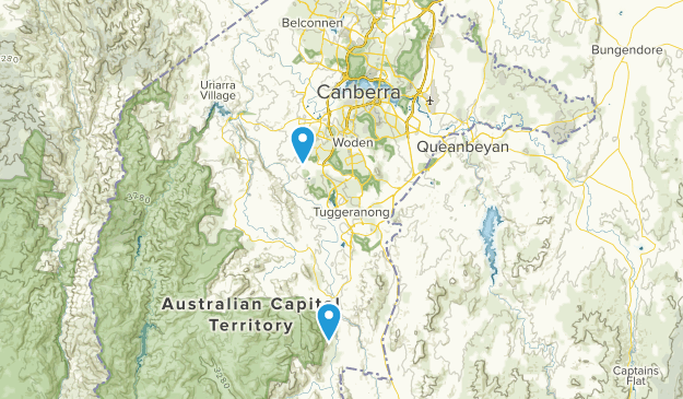 Canberra, Australian Capital Territory Map