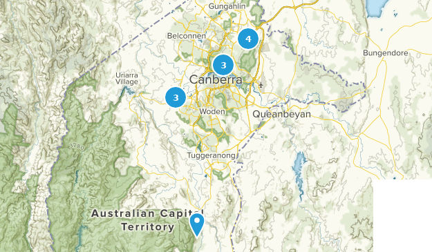 Canberra, Australian Capital Territory Map