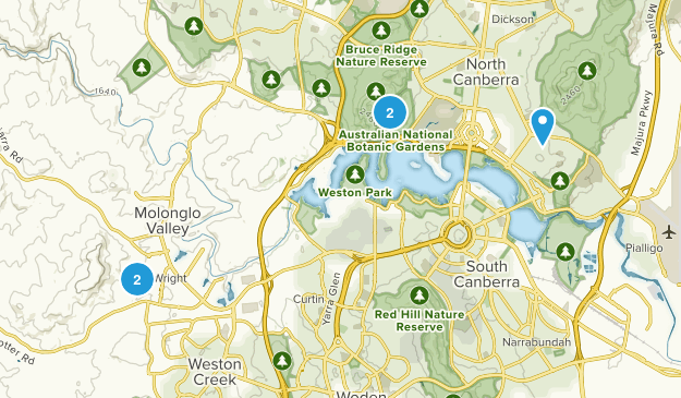 North Canberra, Australian Capital Territory Map