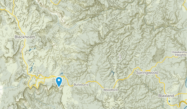 Blue Mountains National Park, New South Wales Map