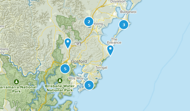Central Coast, New South Wales Map