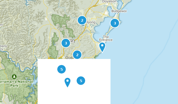 Central Coast, Nouvelle-Galles du Sud Map