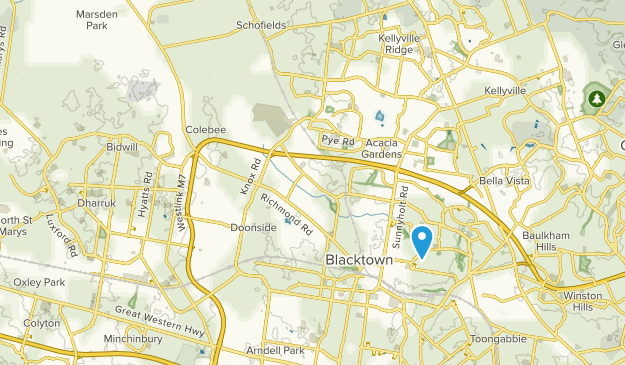 Colebee, New South Wales Map