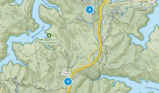 Cowan, Nouvelle-Galles du Sud Map