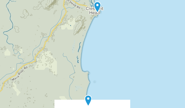 Crescent Head, Nouvelle-Galles du Sud Map