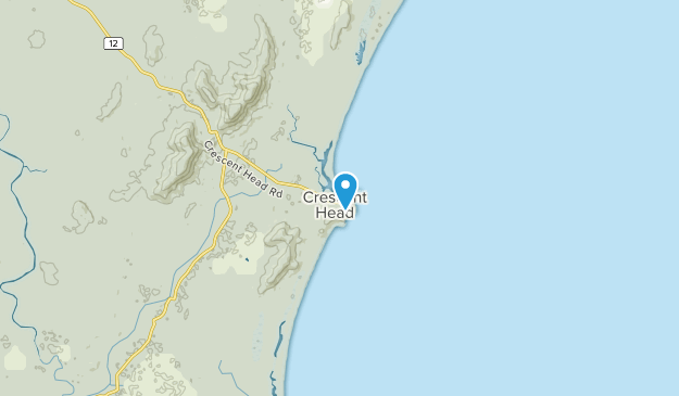 Crescent Head, Nueva Gales del Sur Map