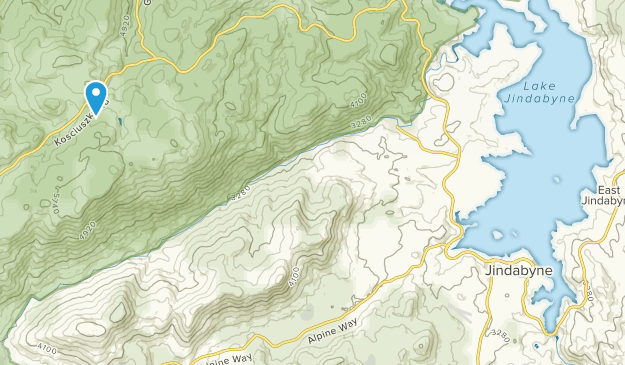 Jindabyne, New South Wales Map