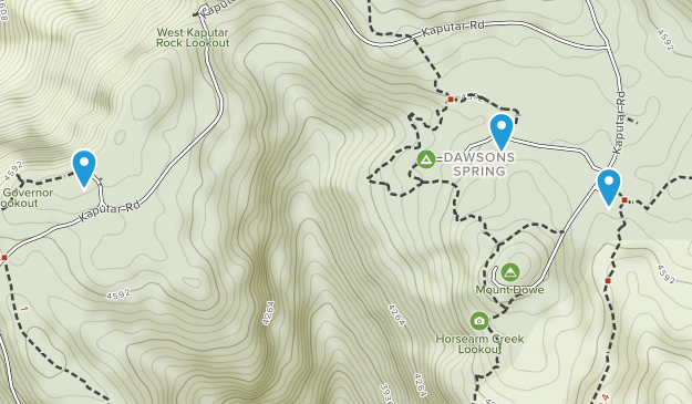 Kaputar, New South Wales Map