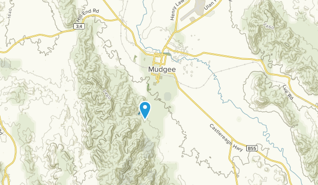Mudgee, Nouvelle-Galles du Sud Map