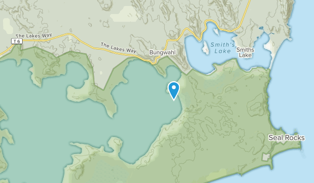 Myall Lake, Nouvelle-Galles du Sud Map
