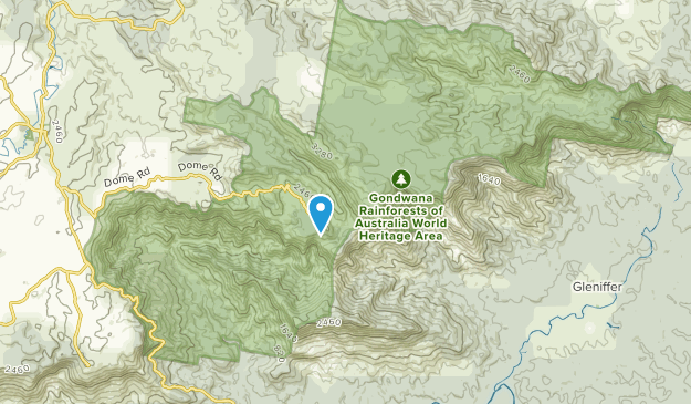 Never Never, Nueva Gales del Sur Map