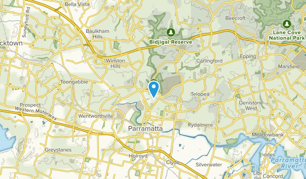 North Parramatta, New South Wales Map