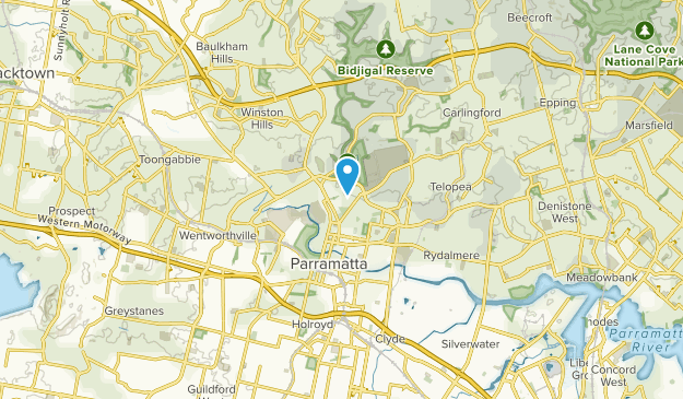 North Parramatta, New South Wales Map