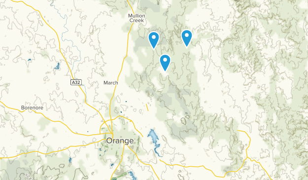 Orange, New South Wales Map