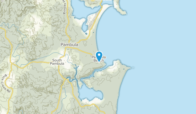 Pambula Beach, Nueva Gales del Sur Map