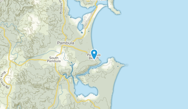 Pambula Beach, New South Wales Map