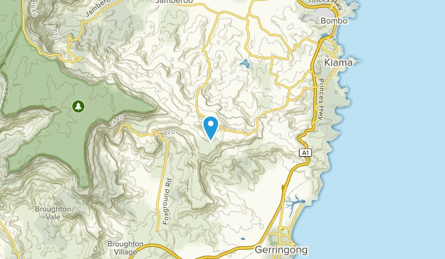 Saddleback Mountain, New South Wales Map