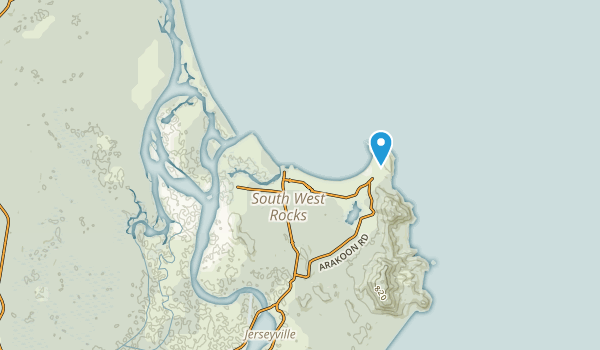 South West Rocks, New South Wales Map