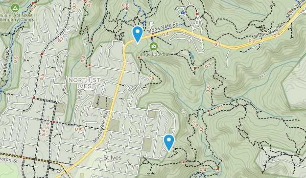 St Ives, New South Wales Map