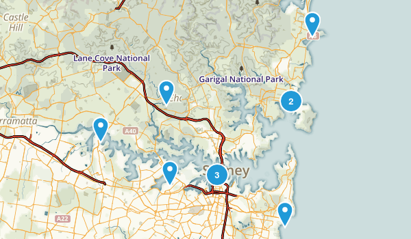 Sydney, New South Wales Map
