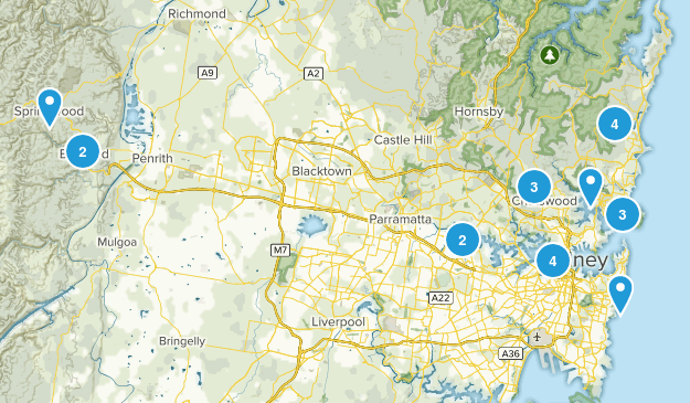 Sydney, New South Wales Map
